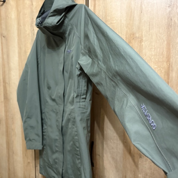 Marmot Green Rain Coat Jacket Essential Gore-Tex Women Size XL Waterproof $230 - Picture 9 of 16